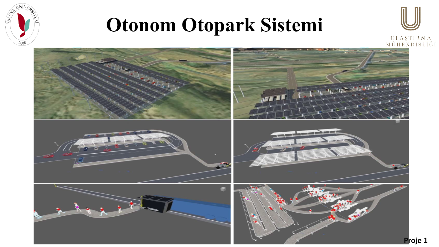 Autonomous shuttle and parking model views