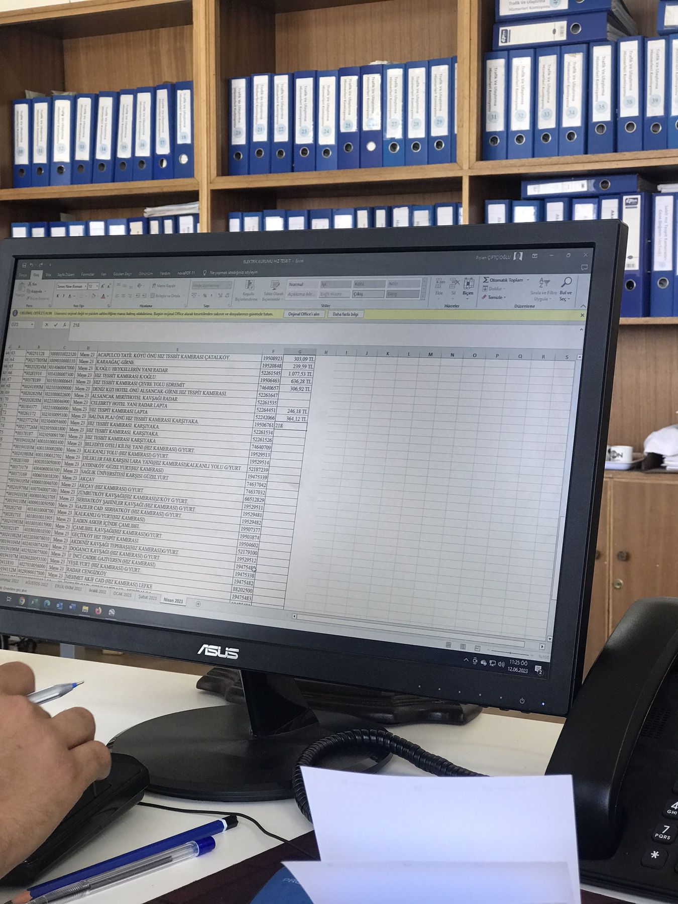 Municipal infrastructure work environment