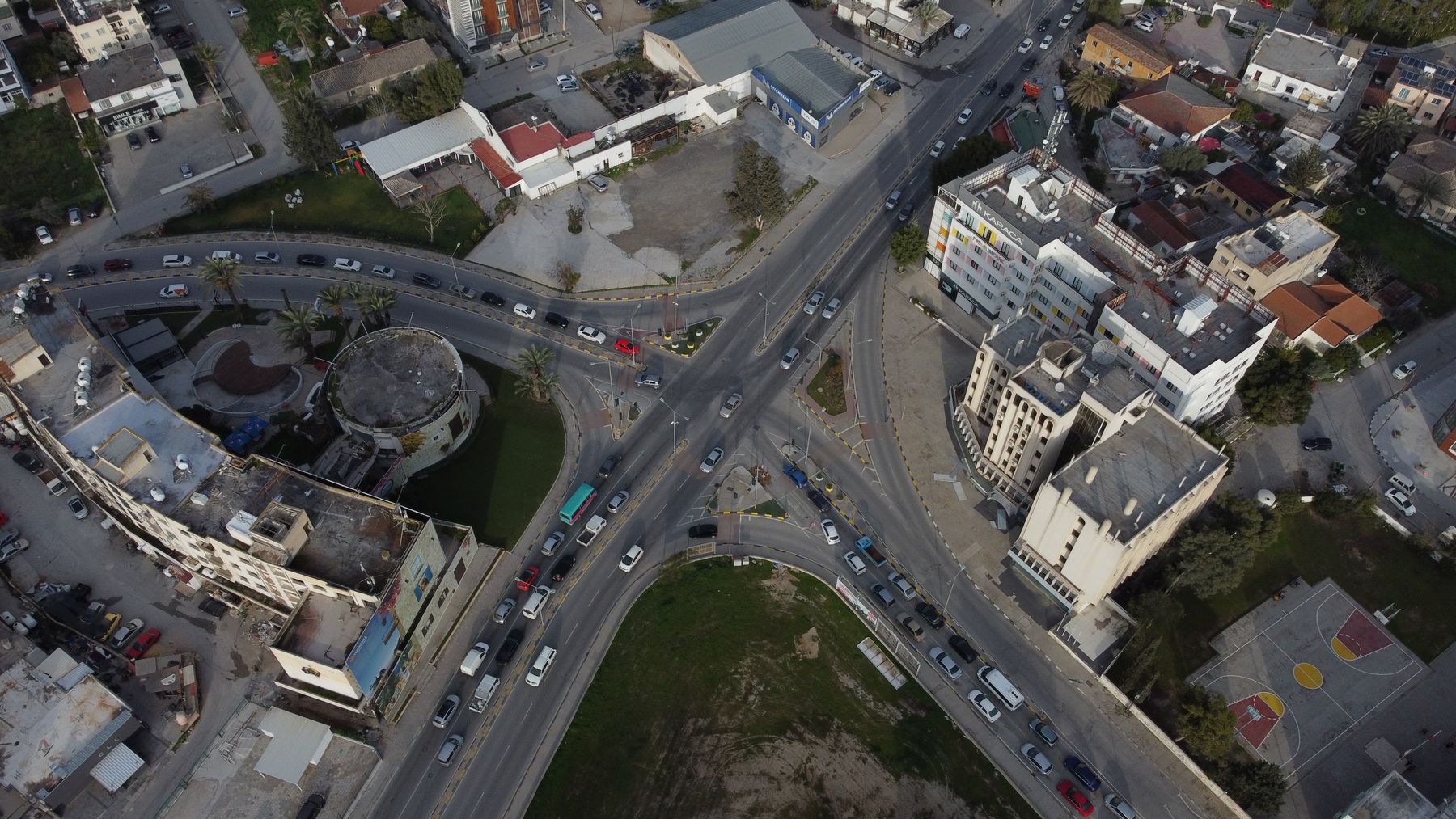 Lefkosa aerial corridor view one