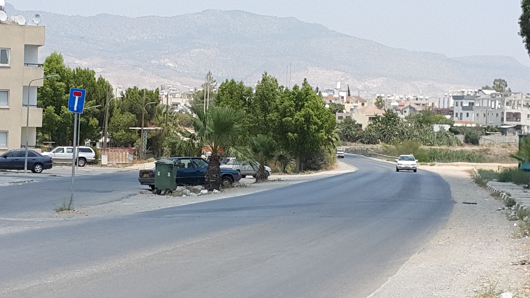 Existing street and roadside conditions